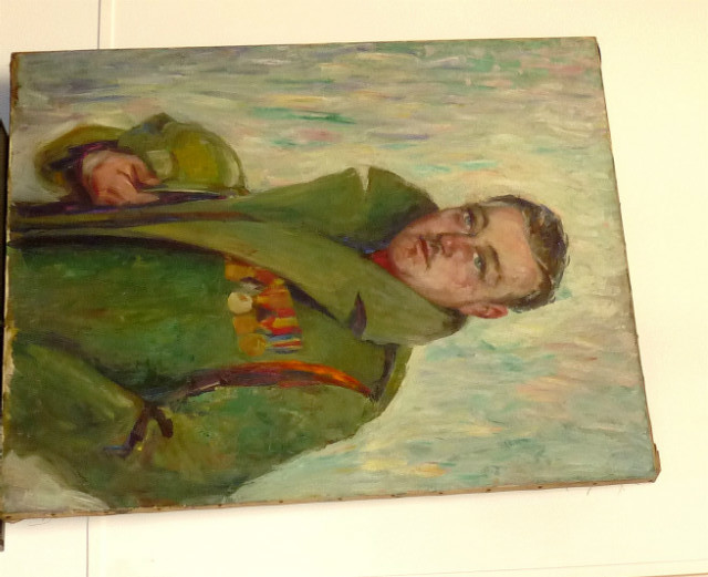 P 827 JC HST Portrait de militaire Ca. 1945