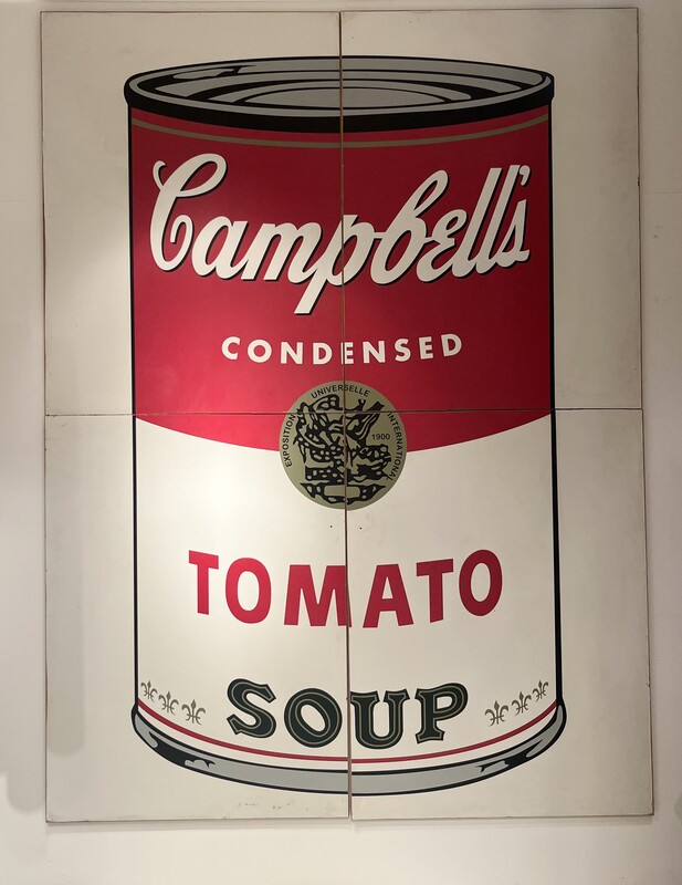 P 892 AV Andy Warhol « Campbell’s Soup » wood panels (4) serigraphy circa 1980