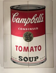 P 892 AV set of 4 « Campbell’s Soup » panels 