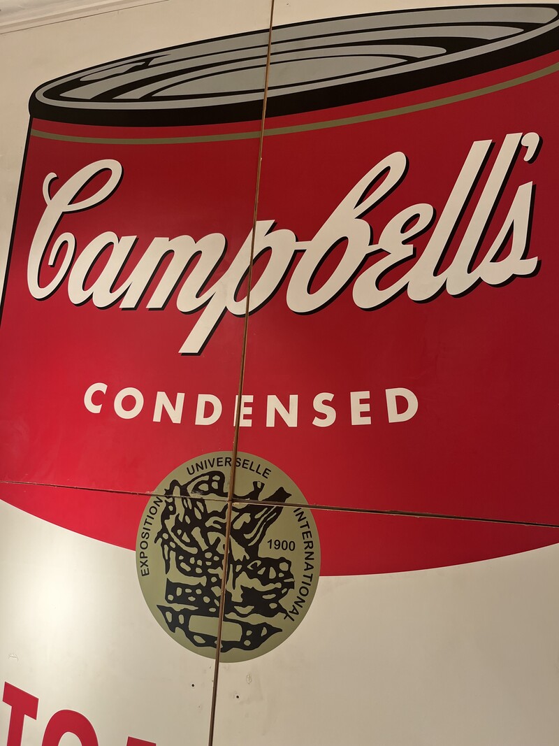 P 892 AV set of 4 « Campbell’s Soup » panels 