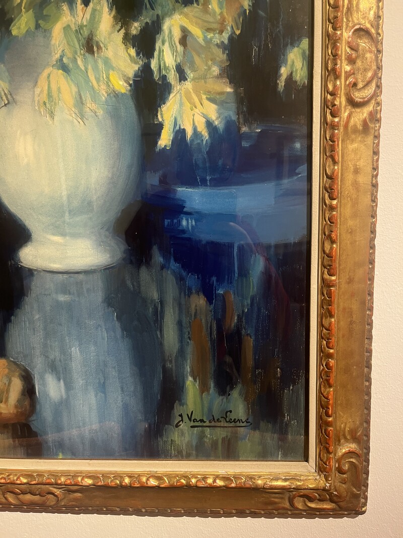 P 895 CK watercolor signed by Jules Van De Leene