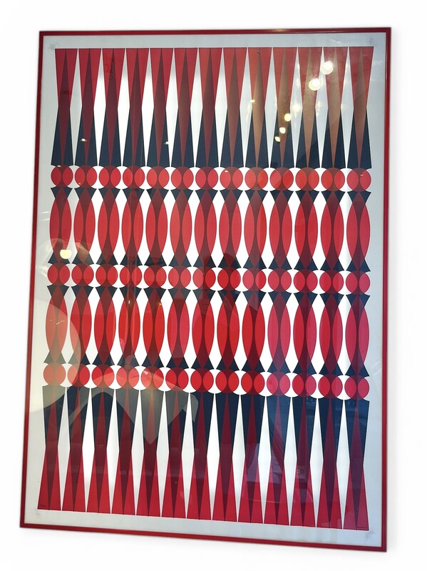 P 898 AG abstract composition lithography by Miodrag 