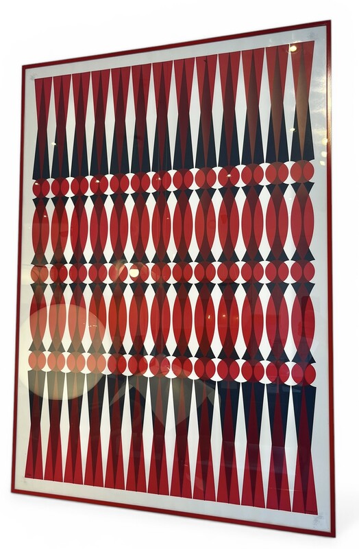 P 898 AG abstract composition lithography by Miodrag 