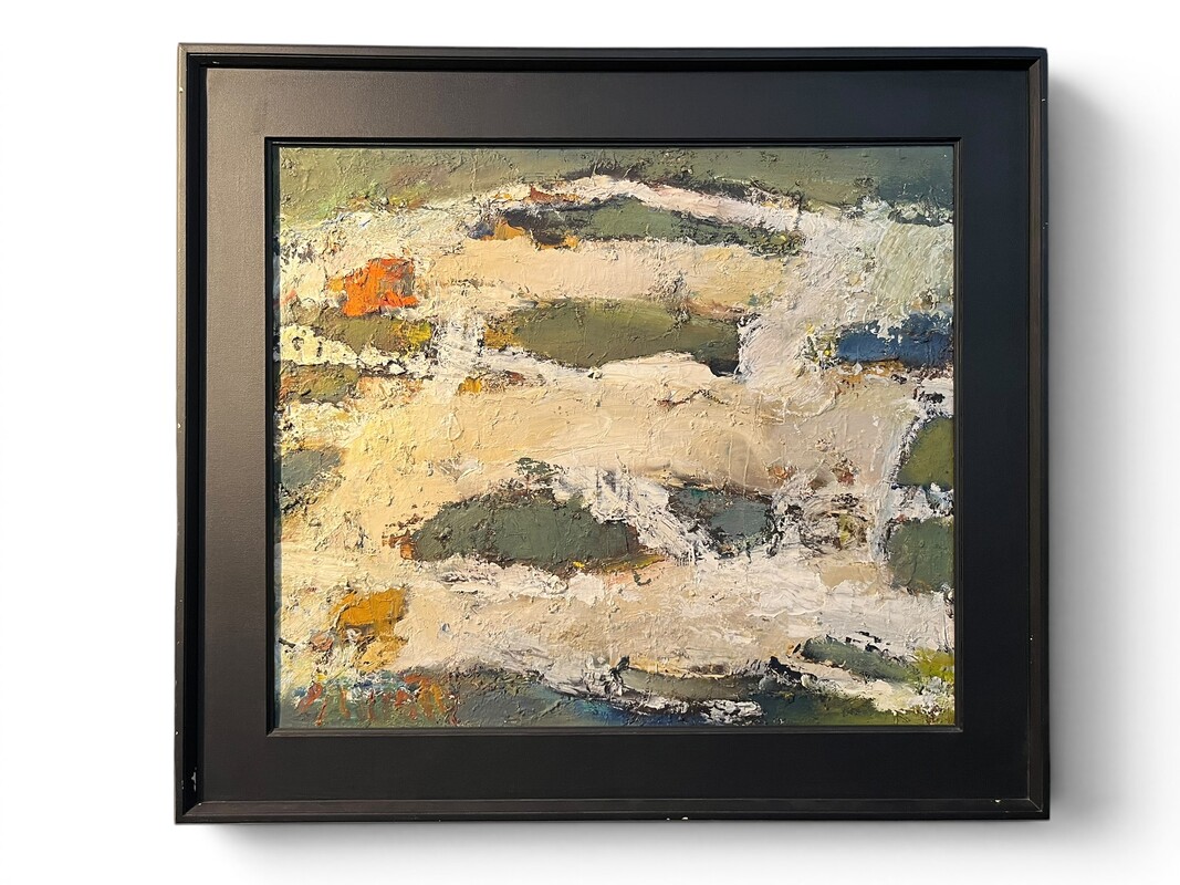 P 900 TH abstract composition signed and dated, 1969