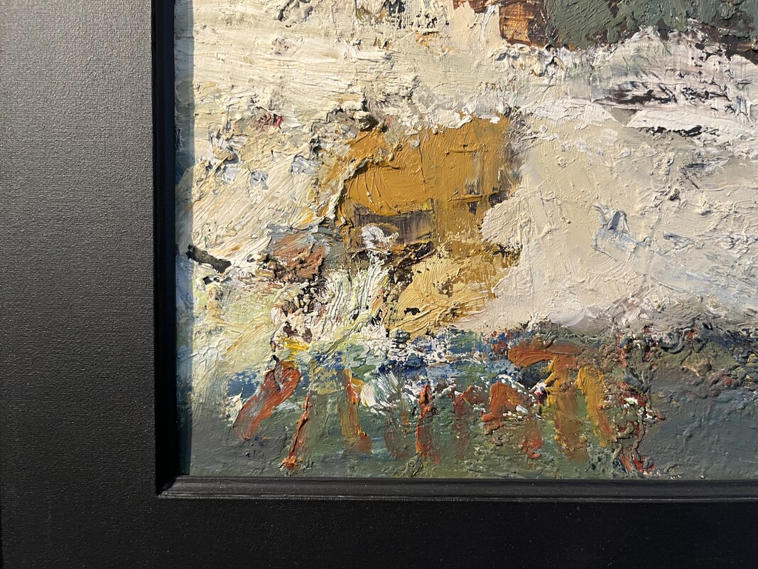 P 900 TH abstract composition signed and dated, 1969