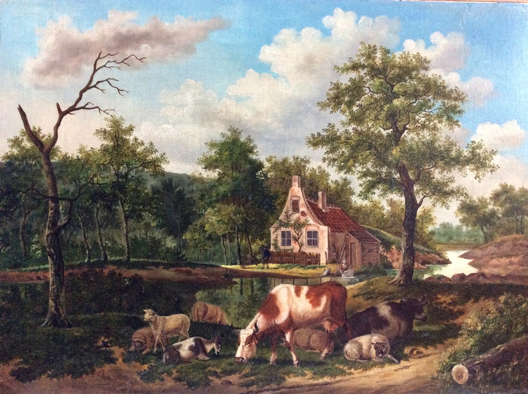 P112 AS HST Paul Balthazar Ommeganck « Scène bucolique »