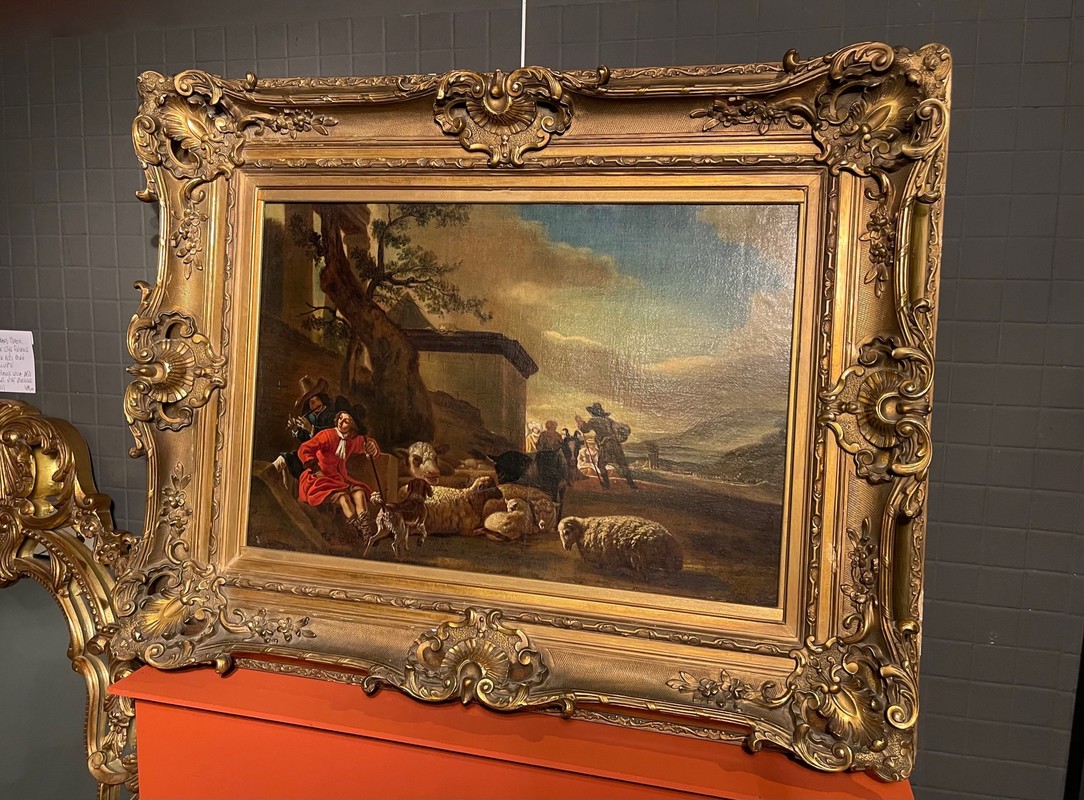 P72 as scene champetre XVIII étiquette au dos Garon Dalberg 12 mars 1782 Pragdam