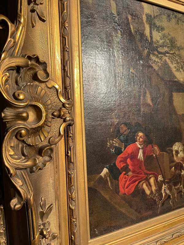 P72 as scene champetre XVIII étiquette au dos Garon Dalberg 12 mars 1782 Pragdam