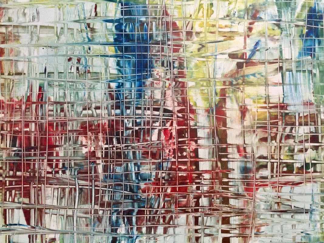 P79 AS Abstraction , Paul Renotte (1906-1965), Huile sur panneau, signée & datée 1965