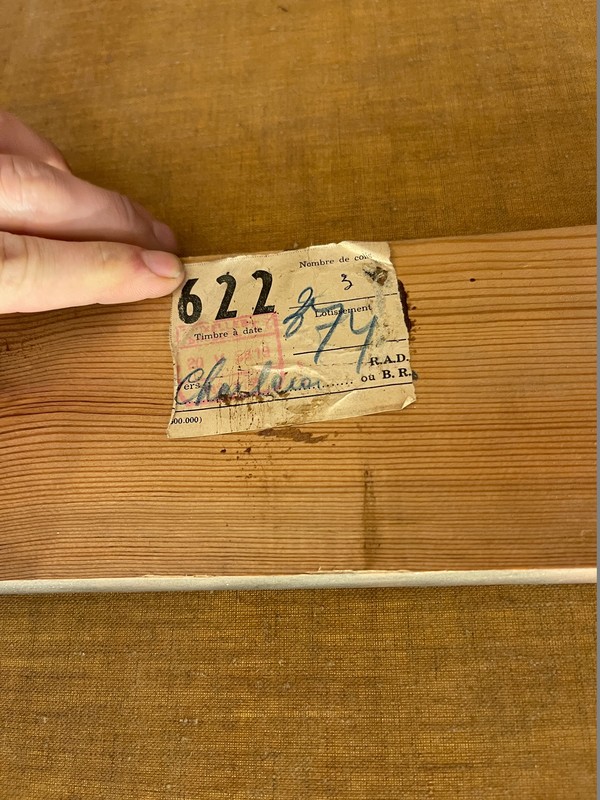 P90 importante toile signée G Camus