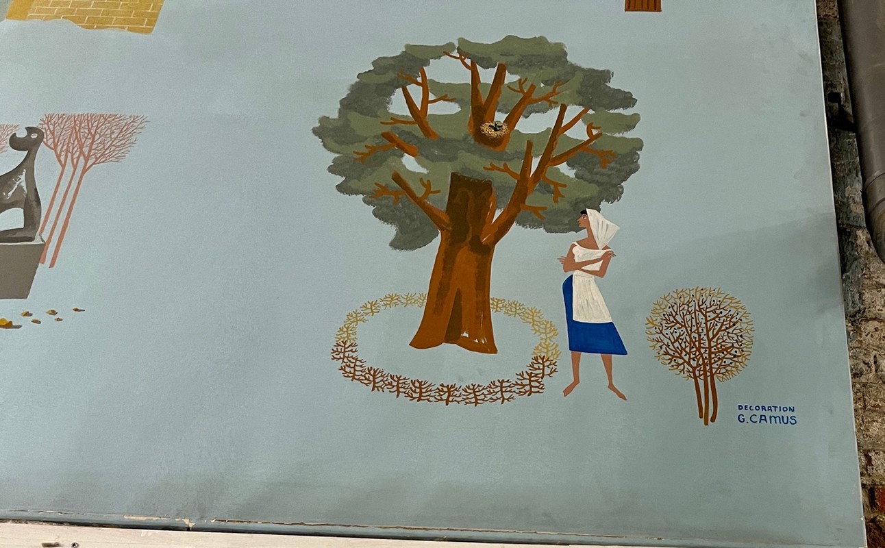 P90 importante toile signée G Camus