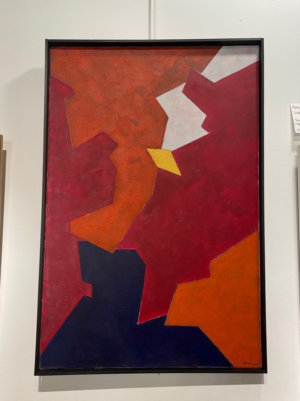 P94 as oil on canvas signed Alain Vael 1984