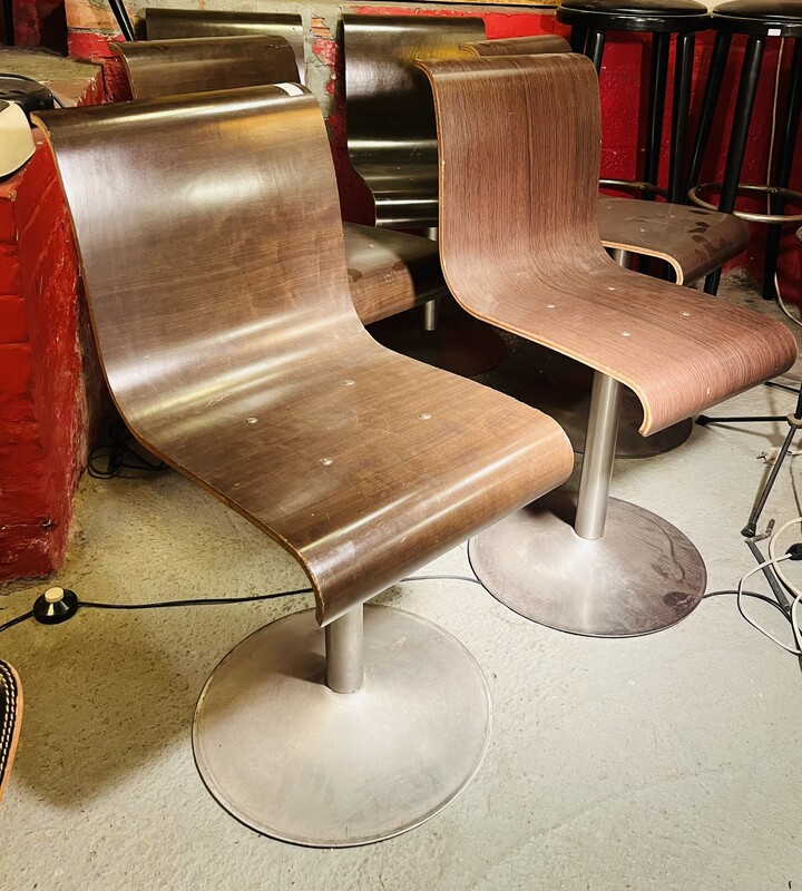 S 095 JC set of 6 plywood chairs 