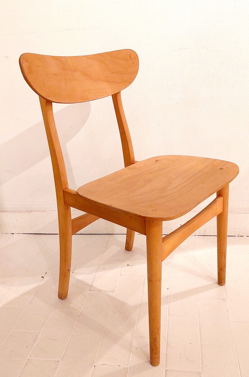 S 112 JC Set 6 danish chairs 1960s