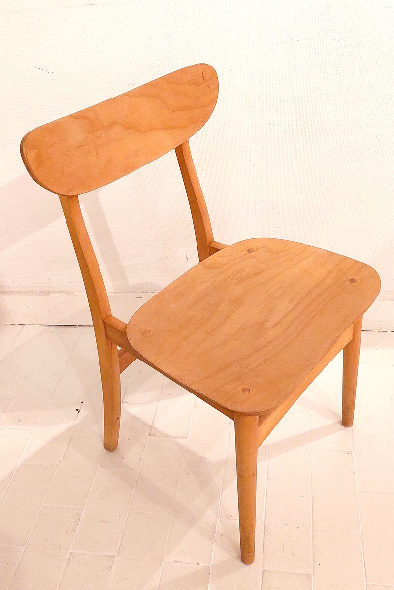 S 112 JC Set 6 danish chairs 1960s