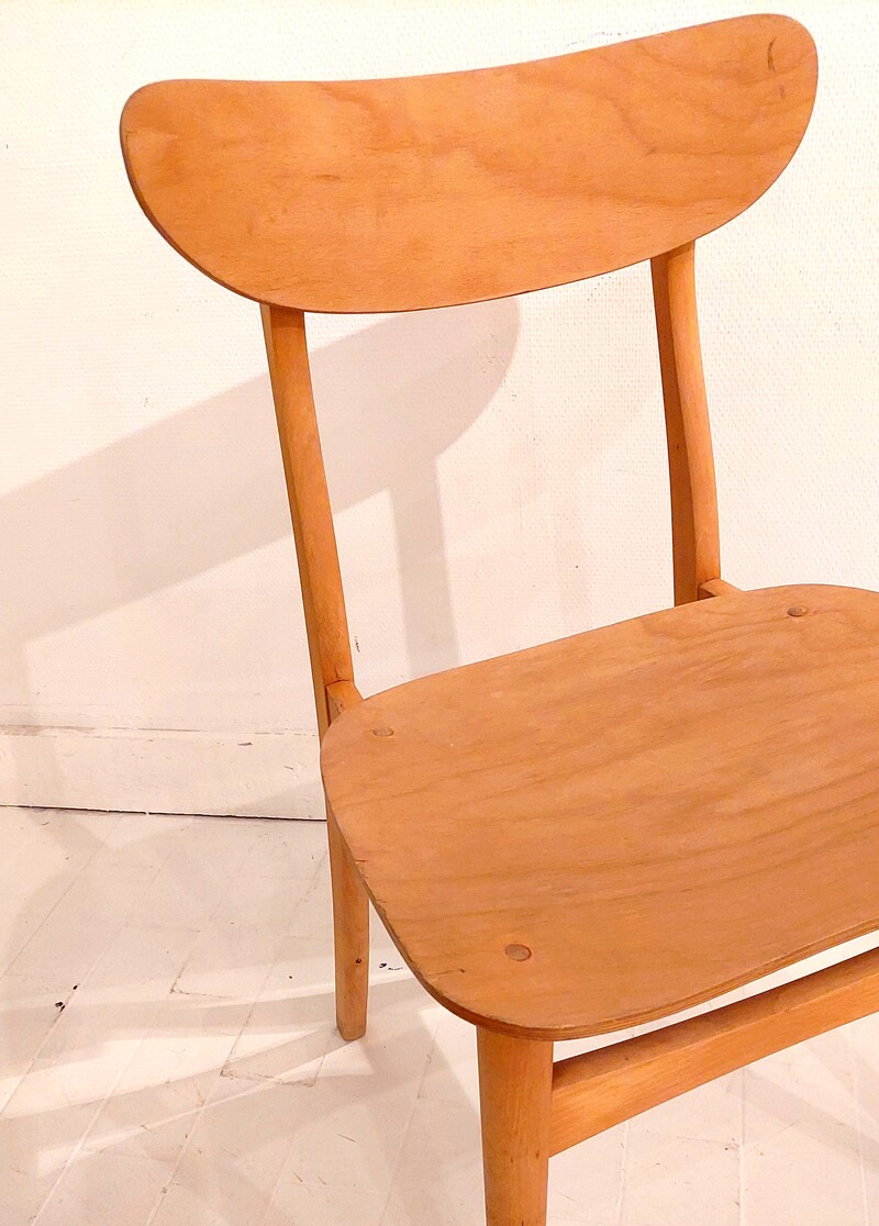 S 112 JC Set 6 danish chairs 1960s