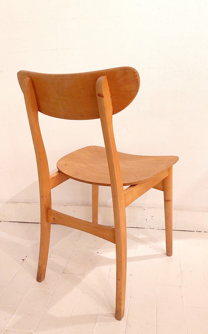 S 112 JC Set 6 danish chairs 1960s