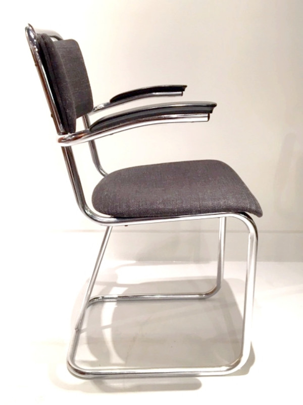 S 126 AS Set of 4 Bauhaus armchairs. Holland 1950
