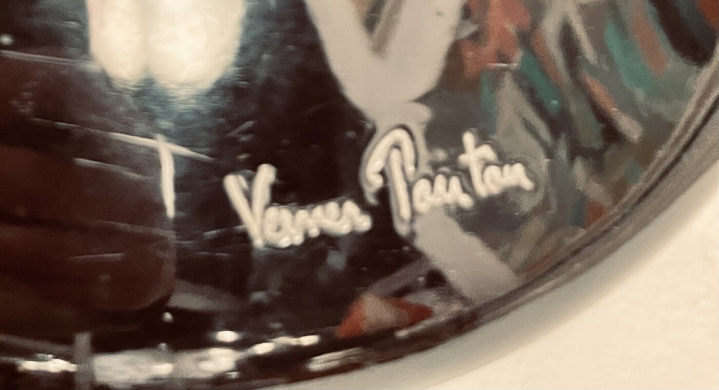 S 134 RS Verner Panton black chair 