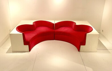 S 182 YO safari sofa by Archizoom for Poltronova 