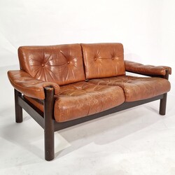 S 185 APO 2 seats leather sofa 