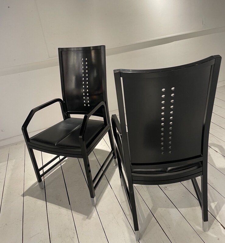 S 238 YD pair of Ernst W. Beranek  chairs for Thonet, Austria, 1980