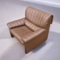 S 245 AG De Sede DS 86 brown leather 1 place 
