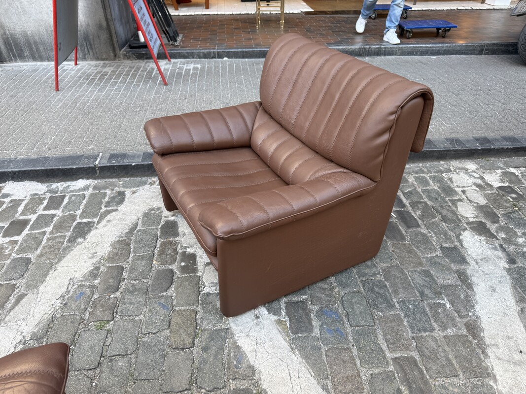 S 245 AG De Sede DS 86 brown leather 1 place 