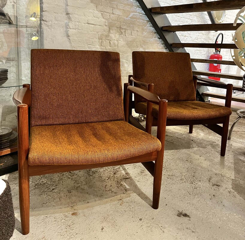 S 245 TH pair of Norvegian armchairs 
