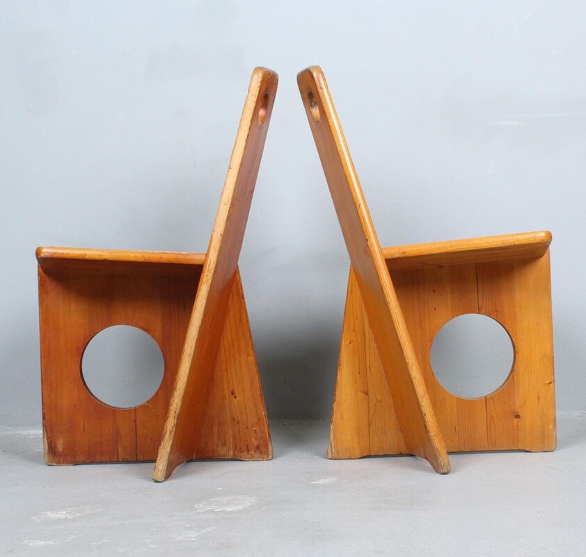 S 252 DAN pair of chairs by GILBERT MARKLUND for  Furusnickarn AB, Sweden 1970