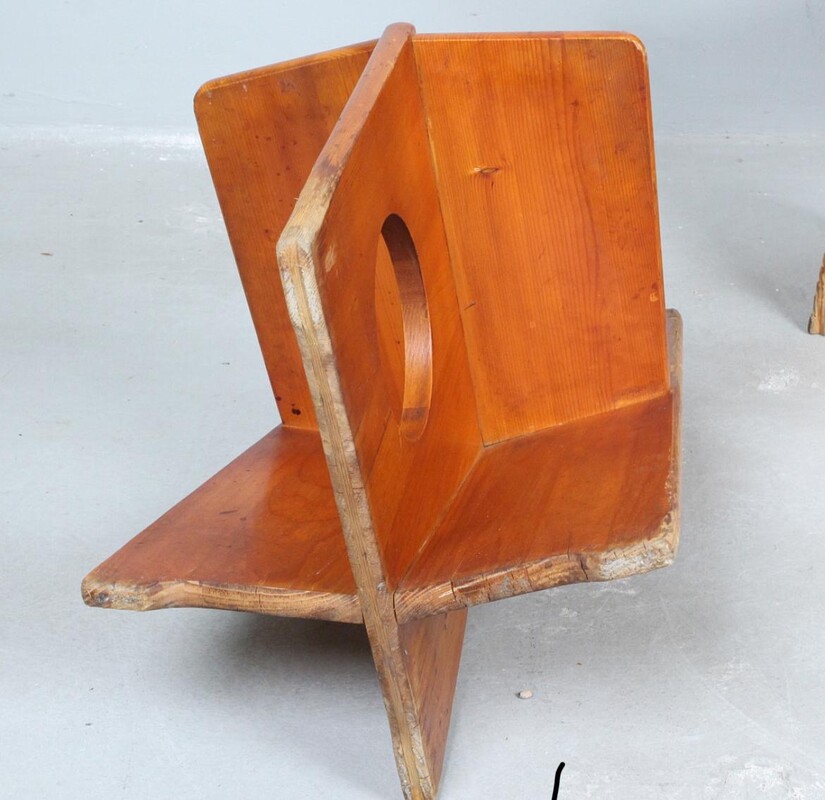 S 252 DAN pair of chairs by GILBERT MARKLUND for  Furusnickarn AB, Sweden 1970