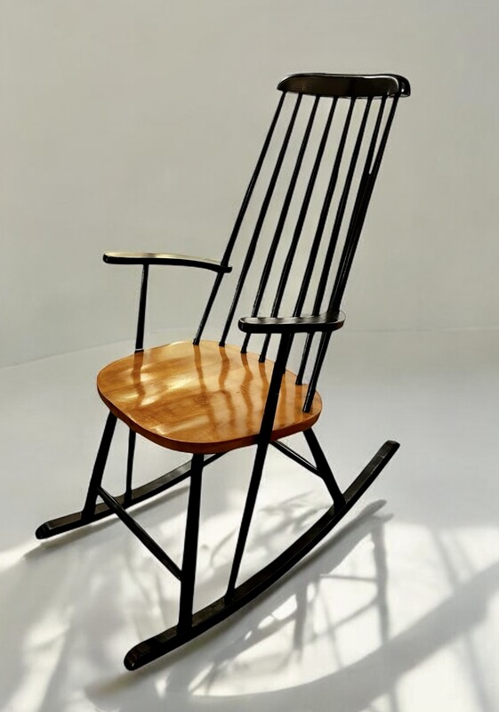 S 257 JC scandinavian rocking chair, 1950’s