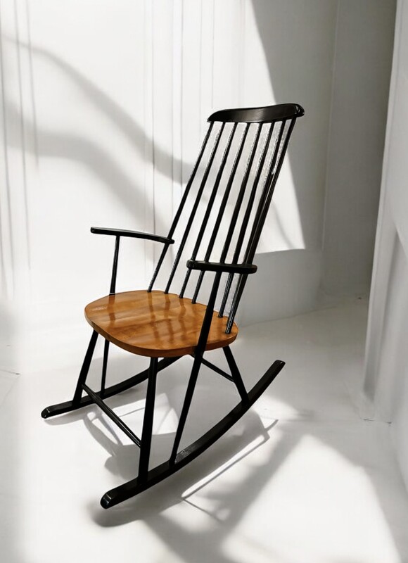 S 257 JC scandinavian rocking chair, 1950’s