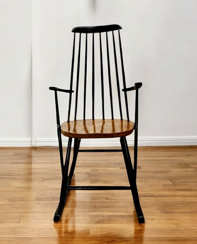S 257 JC scandinavian rocking chair, 1950’s