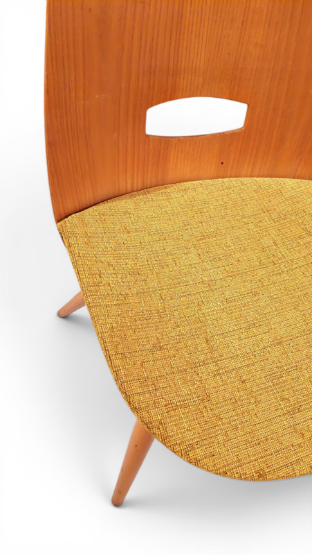 S 257 JC Set lollipop chairs Frantisek Jirak for Tatra Nabytok, Checoslovaquia, 1950s