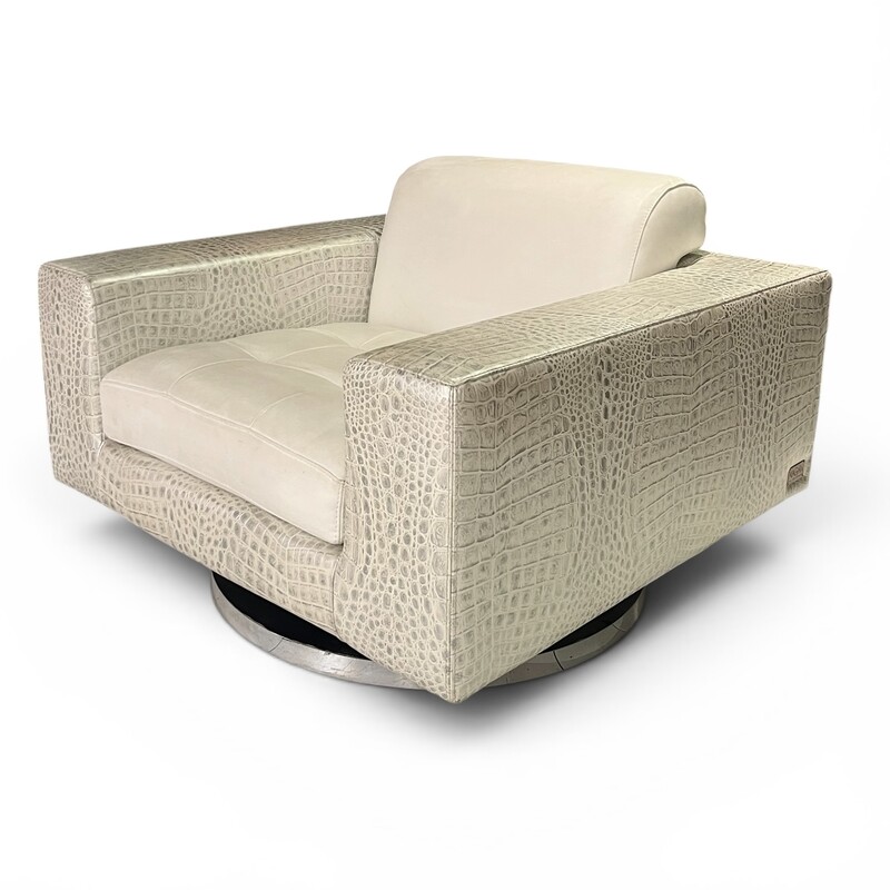 S 260 FL rotative armchair by Vladimir Kagan, model Brodway, The New York collection, 1980’s
