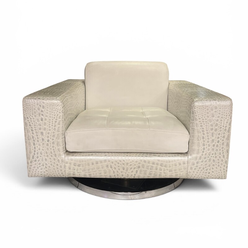 S 260 FL rotative armchair by Vladimir Kagan, model Brodway, The New York collection, 1980’s