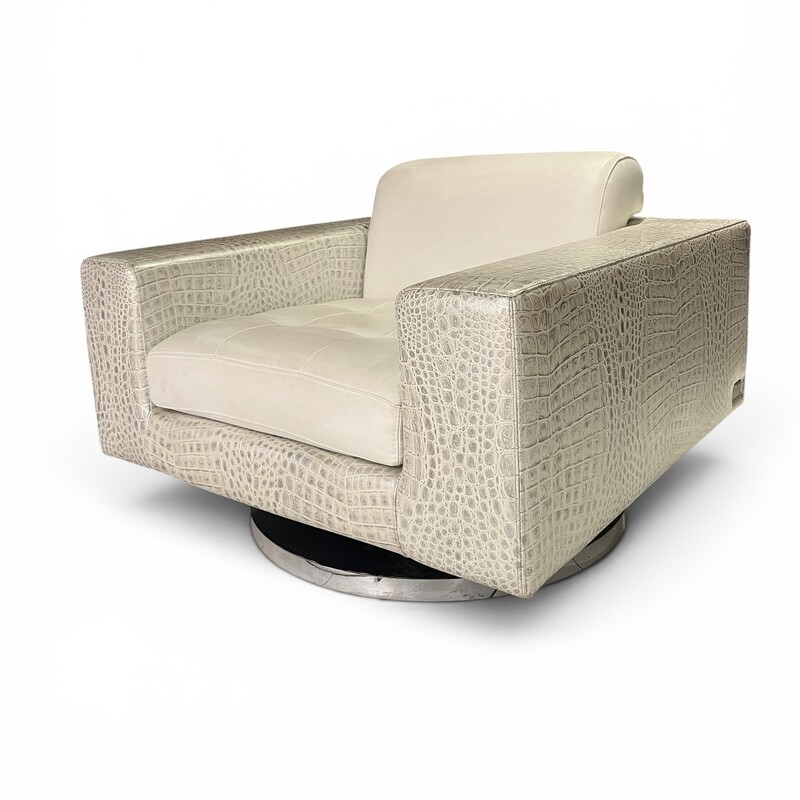 S 260 FL rotative armchair by Vladimir Kagan, model Brodway, The New York collection, 1980’s
