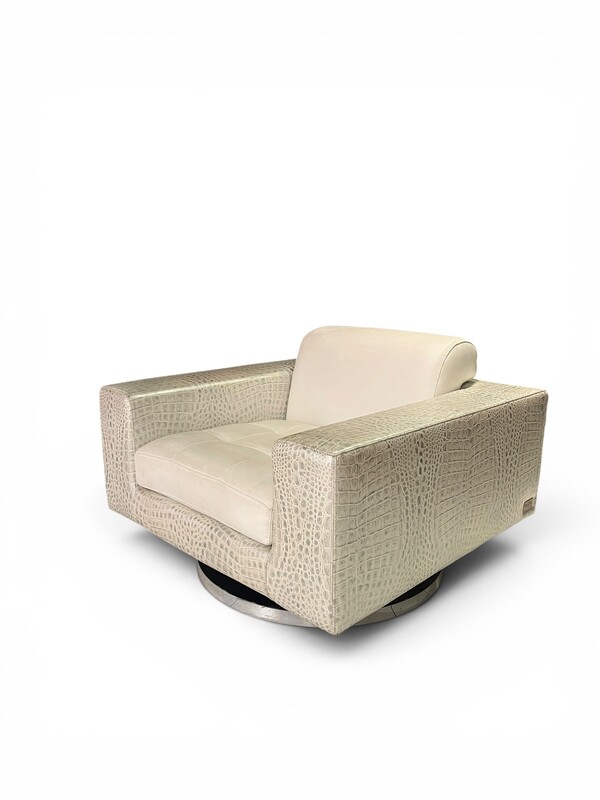 S 260 FL rotative armchair by Vladimir Kagan, model Brodway, The New York collection, 1980’s