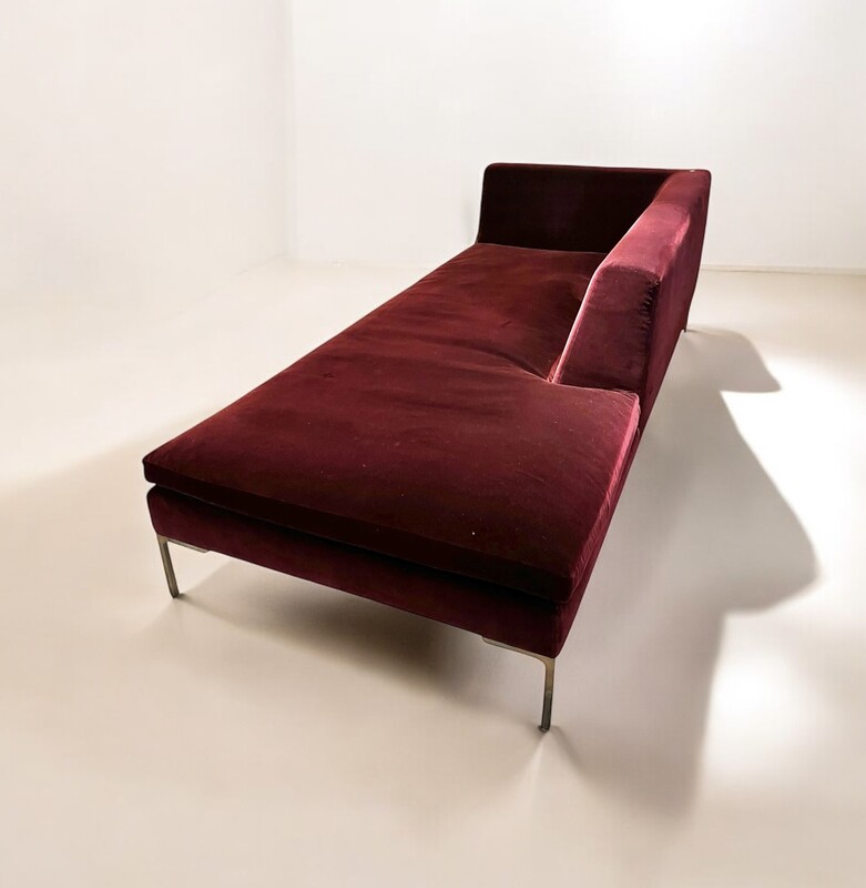 S 260 JFC large velvet sofa by B&B Italia