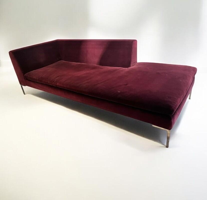 S 260 JFC large velvet sofa by B&B Italia