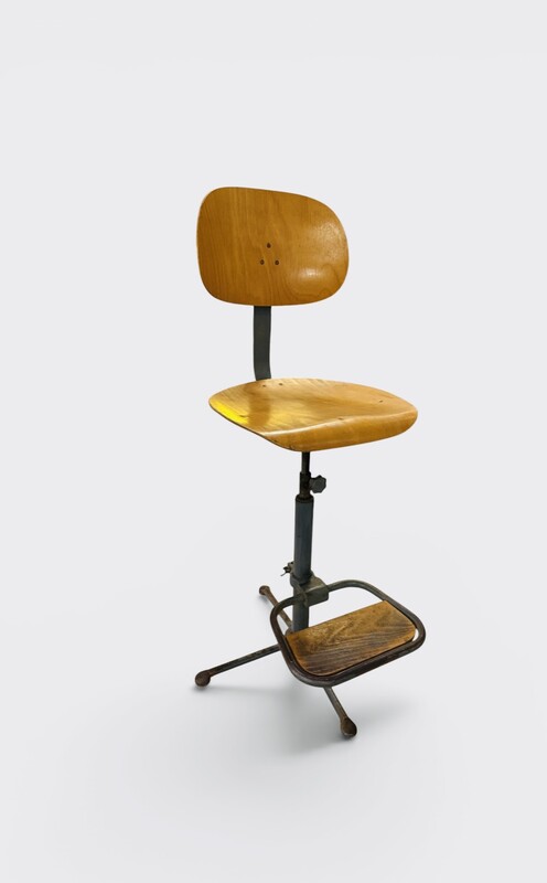 S 261 AG 3 industrial barstool 1950