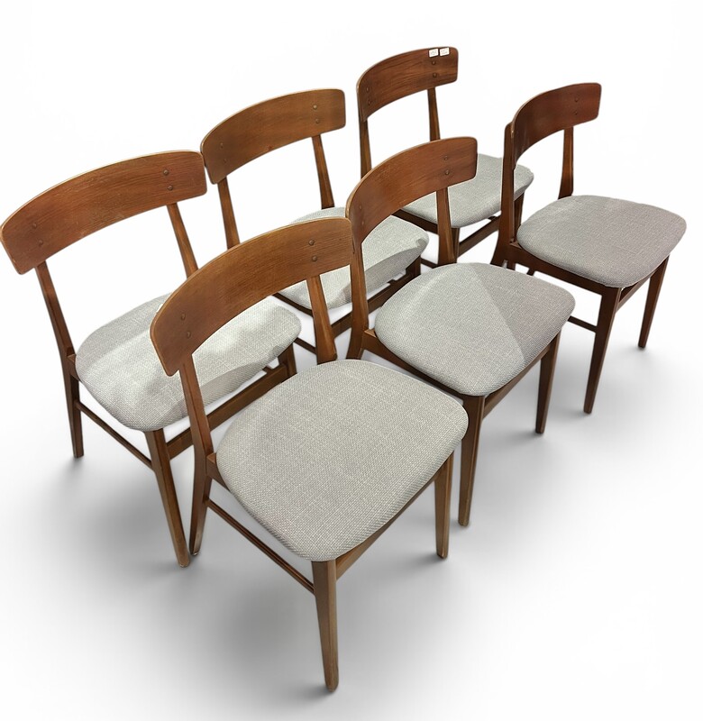 S 268 FL set of 6 chairs by Farstrup Mobler, Denmark 1960’s