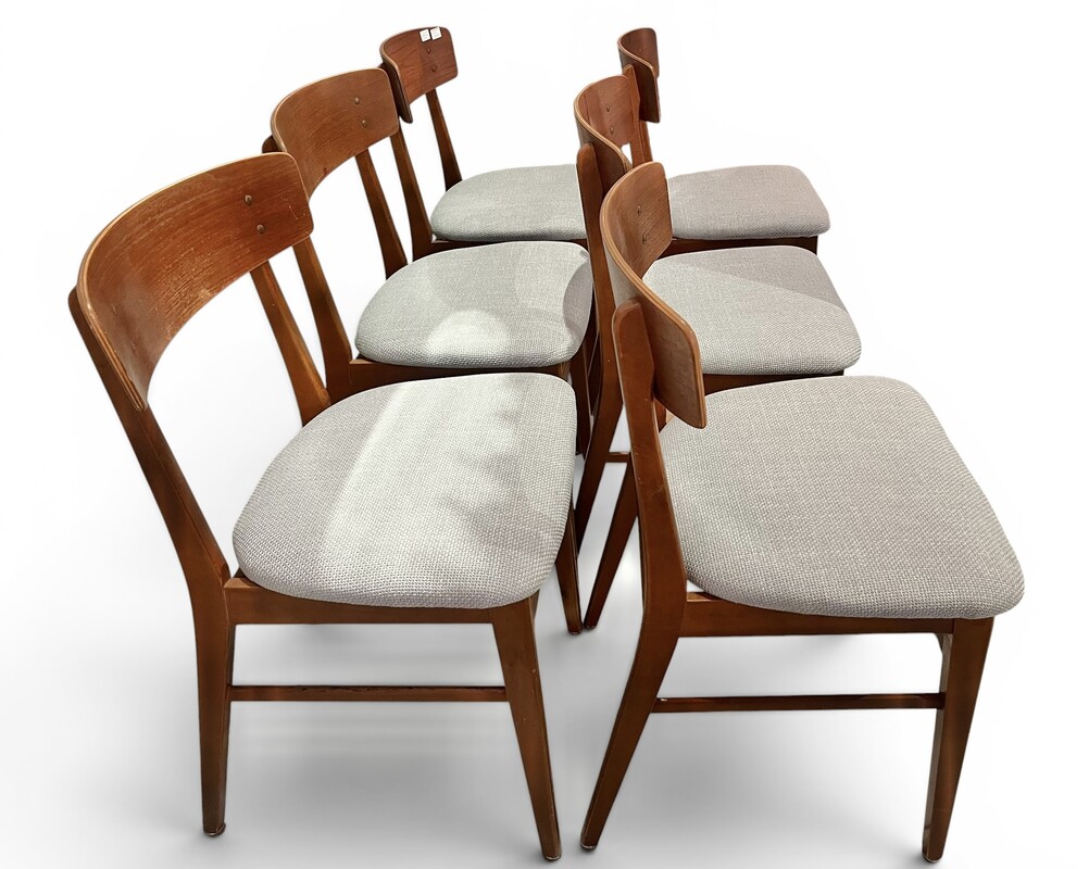 S 268 FL set of 6 chairs by Farstrup Mobler, Denmark 1960’s
