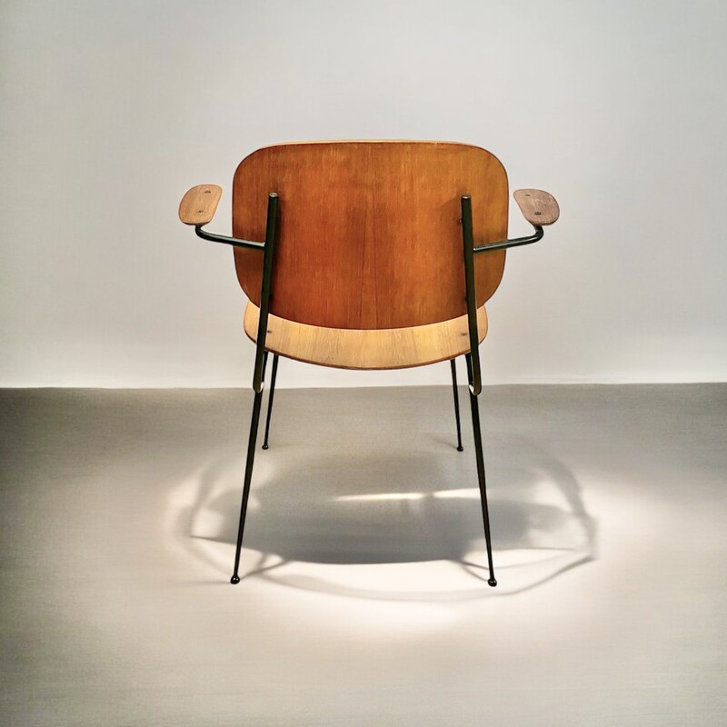 S 275 AG plywood armchair by Borge Morgensen, circa 1950