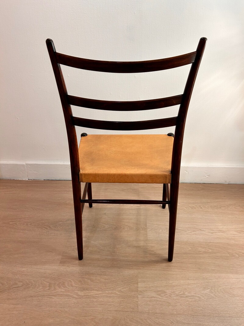 S 275 AS Set of 6 chairs by Ingve Ekström, Model « Gracell », Gemla edition Sweden 1956
