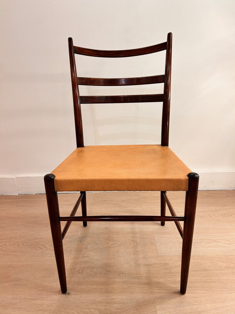 S 275 AS Set of 6 chairs by Ingve Ekström, Model « Gracell », Gemla edition Sweden 1956