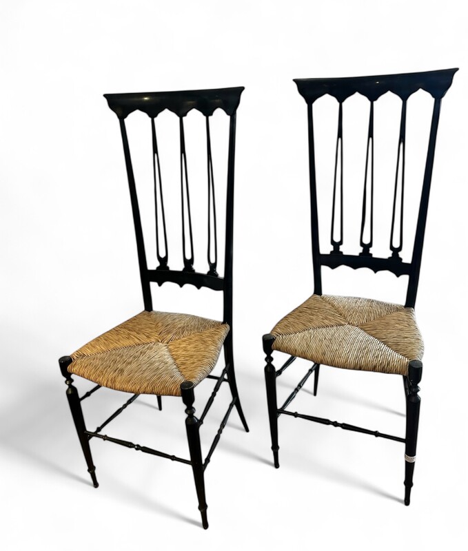 S 276 JFC pair of Charivari chairs 