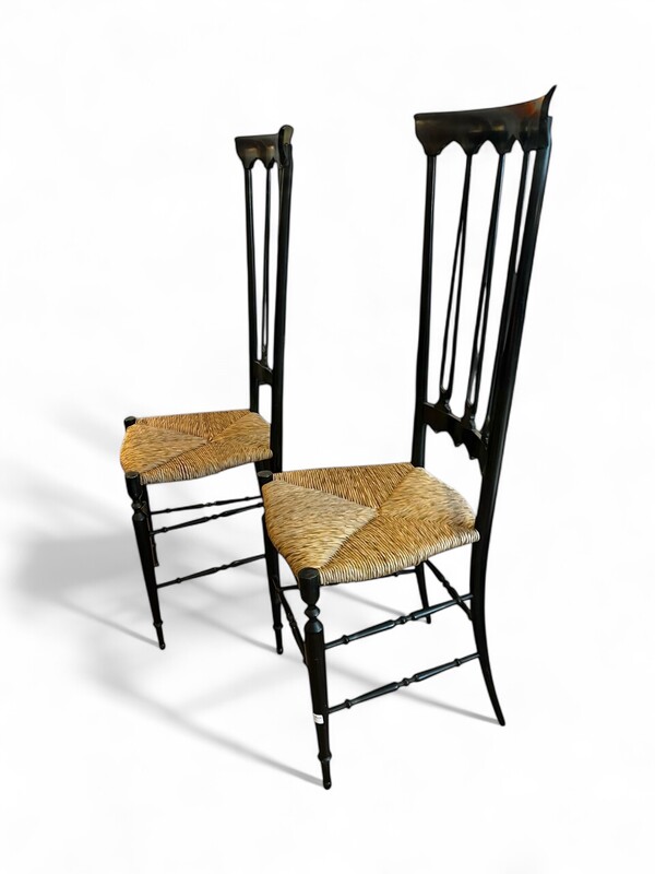 S 276 JFC pair of Charivari chairs 