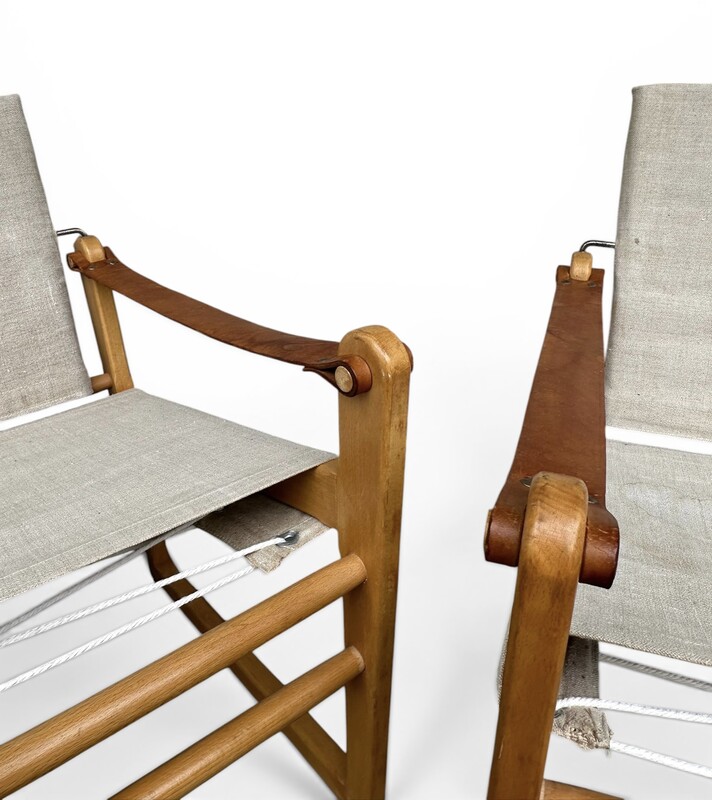 S 277 JB pair of Cikada Safari chairs, Bengt Ruda for IKEA, 1963